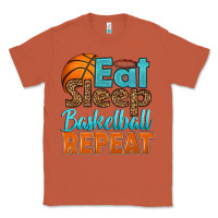Copper eat sleep basketball repeat Classic Tee - HRA Design Shop