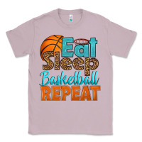 Lilac eat sleep basketball repeat Classic Tee - HRA Design Shop