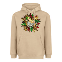 Mushroom christmas baby jesus sunflower Heavyweight Hoodie - Jasminsmagicworld