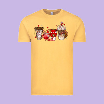 Vintage Tee baseball coffee cups