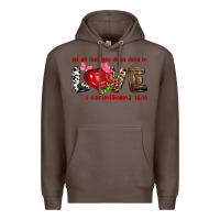 Coffee let all that you do be done in love i corinthians Premium Hoodie - NancyCooperArtShop