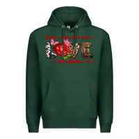 Sports Green let all that you do be done in love i corinthians Premium Hoodie - NancyCooperArtShop