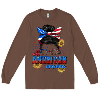 Chestnut All American Mama 4th of July Long Sleeve Tee - CowGirlArtShop