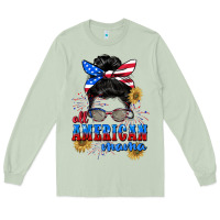 Matcha All American Mama 4th of July Long Sleeve Tee - CowGirlArtShop