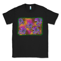 Black mardi gras mask background Classic Tee - BarkalooDesign