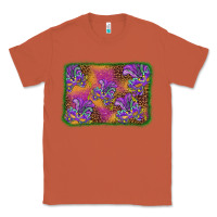 Copper mardi gras mask background Classic Tee - BarkalooDesign