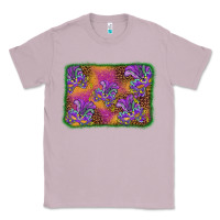 Lilac mardi gras mask background Classic Tee - BarkalooDesign