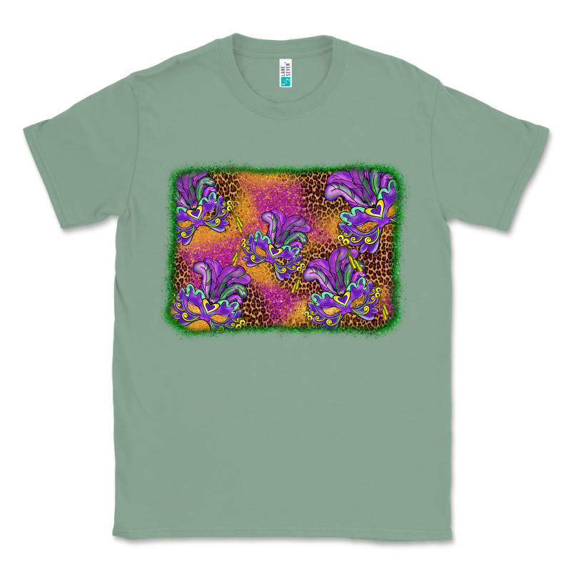 Mardi Gras Mask Background Classic Tee by BarkalooDesign | Teevron