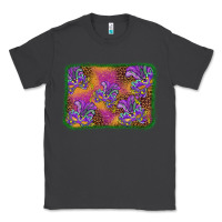 Smoke mardi gras mask background Classic Tee - BarkalooDesign