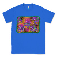 True Royal mardi gras mask background Classic Tee - BarkalooDesign