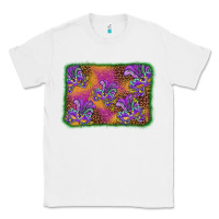 White mardi gras mask background Classic Tee - BarkalooDesign