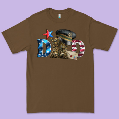 Dad Military Boots And Hat Premium Tee Designed By Artiststas