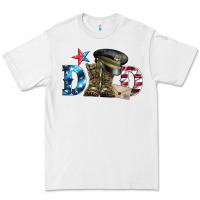 White dad military boots and hat Premium Tee - Artiststas