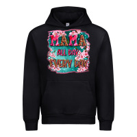 Black mama all day everyday Urban Hoodie - LillyAllenDesigns