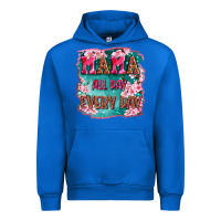 Cobalt mama all day everyday Urban Hoodie - LillyAllenDesigns
