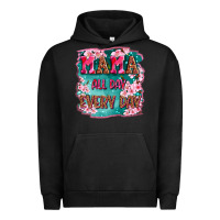 Pigment Black mama all day everyday Urban Hoodie - LillyAllenDesigns