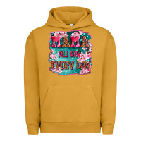 Pigment Peanut Butter mama all day everyday Urban Hoodie - LillyAllenDesigns