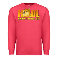 Cardinal hodl hold on for dear life dogecoin Premium Sweatshirt - Jasminsmagicworld