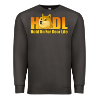 Smoke hodl hold on for dear life dogecoin Premium Sweatshirt - Jasminsmagicworld