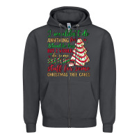 Smoke sketchy stuff for some christmas tree cakes Zipper Hoodie - JahusDesignShop