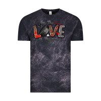 Cloud Black for the love of the game hockey Vintage Tee - Zillion Design Studio