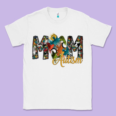 Mom Autism Classic Tee Designed By Sublimationcraftshop