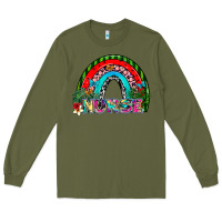 Army Green nurse Long Sleeve Tee - SublimationCraftShop