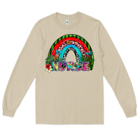 Mushroom nurse Long Sleeve Tee - SublimationCraftShop