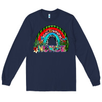 Navy nurse Long Sleeve Tee - SublimationCraftShop