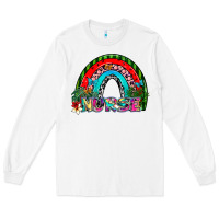 White nurse Long Sleeve Tee - SublimationCraftShop
