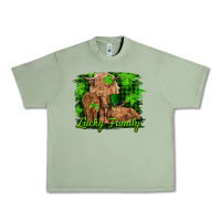 Oil Green st patrick's day lucky cow family Urban Heavy Tee - RanaPortraitStore