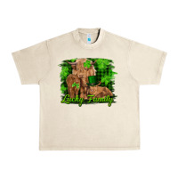 St Patrick's Day Lucky Cow Family Urban Heavy Tee | Teevron