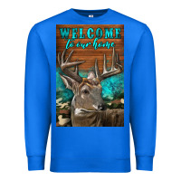 True Royal Western Buck Deer Garden Premium Sweatshirt - LillyAllenDesigns