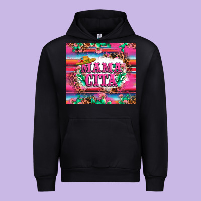Mama Cita Cactus Serape Urban Hoodie Designed By Lillyallendesigns