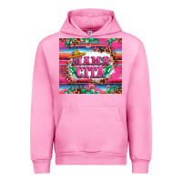 Fuchsia Pink mama cita cactus serape Urban Hoodie - LillyAllenDesigns