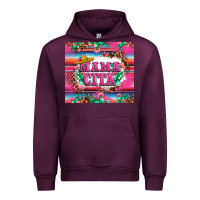 Mauve Wine mama cita cactus serape Urban Hoodie - LillyAllenDesigns