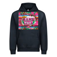 Navy mama cita cactus serape Urban Hoodie - LillyAllenDesigns
