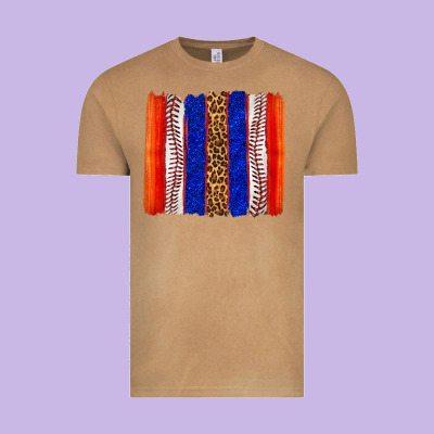 Vintage Tee baseball brush strokes
