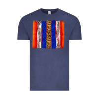 Vintage Denim baseball brush strokes Vintage Tee - texasbilliewilder