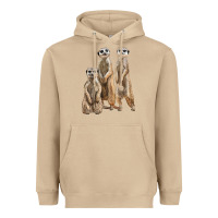 Mushroom 3 meerkat Heavyweight Hoodie - LillyAllenDesigns