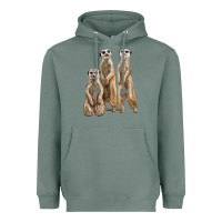 Sage 3 meerkat Heavyweight Hoodie - LillyAllenDesigns