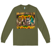 Army Green mama tumbler Long Sleeve Tee - HRA Design Shop