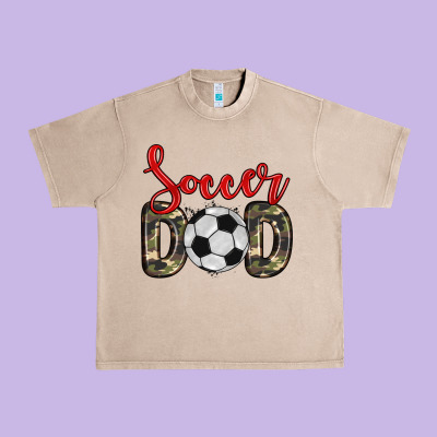Soccer Dad Urban Heavy Tee Designed By Zillion Design Studio