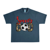 Midnight Navy soccer dad Urban Heavy Tee - Zillion Design Studio