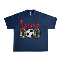 Navy soccer dad Urban Heavy Tee - Zillion Design Studio