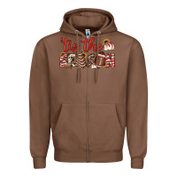 Chestnut tis the season american football little debbie tree cakes Zipper Hoodie - JahusDesignShop