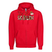 Red tis the season american football little debbie tree cakes Zipper Hoodie - JahusDesignShop