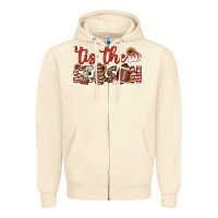 Sandshell tis the season american football little debbie tree cakes Zipper Hoodie - JahusDesignShop