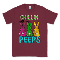 Burgundy Chillin with my peeps Ester Day Classic Tee - Neo Western