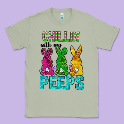 Chillin With My Peeps Ester Day Classic Tee Designed By Neo Western
